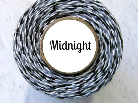 Midnight Trendy Bakers Twine - Black, Gray, & White - Grey For Cheap