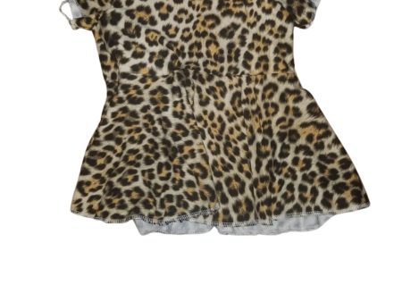 Cheetah peplum top. 4t Online