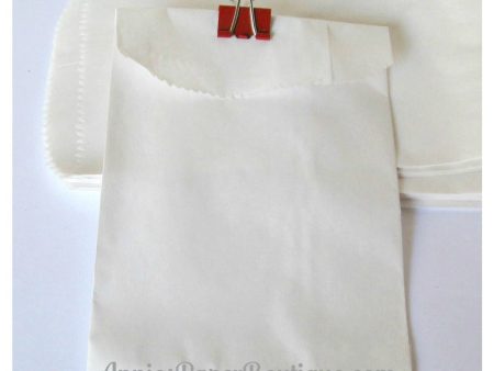 Small White Paper Bags - 4  x 6-1 2  Online Sale