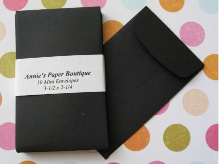 Black Coin Envelopes Hot on Sale