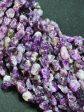 Natural Purple Emerald Gemstone Bead Freeform Pebble Shape, Gorgeous Natural Purple Color Emerald Bead, Excellent Quality Full Strand 15.5  For Cheap