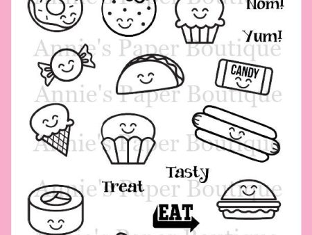 Foodies Planner Stamps - 4x6 - Food Online Sale