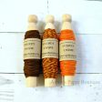 Orange Truffle Trendy Bakers Twine Sampler - Pumpkin Orange and Brown Online Sale