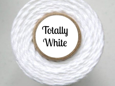 Totally White Trendy Bakers Twine - Solid White Hot on Sale