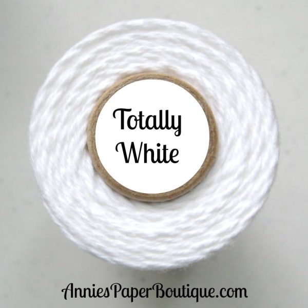 Totally White Trendy Bakers Twine - Solid White Hot on Sale