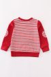 Maroon stripe thanksgiving turkey french knot boy top For Cheap