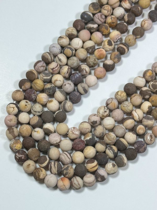 NATURAL Petrified Wood Jasper Gemstone Bead 4mm 6mm 8mm 10mm 12mm Round Beads, Gorgeous Natural Brown Beige Color Jasper Bead Full Strand 15.5  Cheap