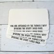 You Are Offended by the Things I Say? Imagine the Things I Hold Back - Mini Note Cards Hot on Sale