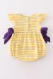 Yellow tiger embroidery LSU girl bubble Online now