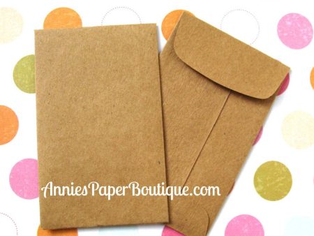 Kraft Coin Envelopes - Tan, Light Brown, Grocery Bag Online now