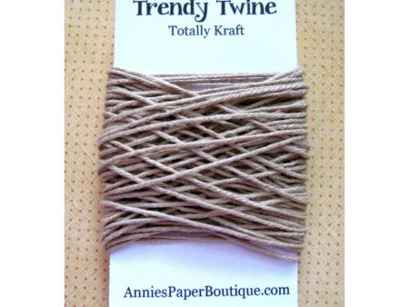 Totally Kraft Trendy Bakers Twine Mini - Solid Tan - Light Brown, Flax Cheap