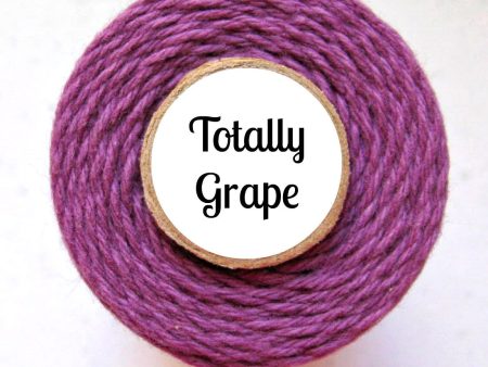 Totally Grape Trendy Bakers Twine - Solid Purple Cheap