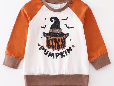 Halloween pumpkin boy top Cheap