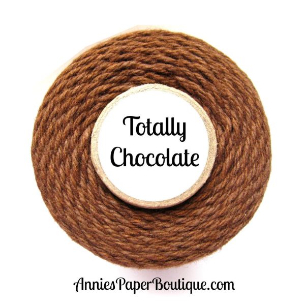 Totally Chocolate Trendy Bakers Twine - Solid Brown Online now