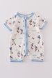 Baseball print boy romper For Sale