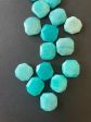 AAA Natural amazonite stone bead. Faceted 17x17mm square shape. Gorgeous blue color. High quality gemstone bead! Supply