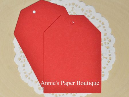 Cranberry Large Tag-Its - Red Supply