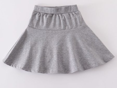 Gray basic skort on Sale