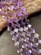 Natural Amethyst Gemstone Bead Faceted 17mm Clover Flower Shape, Beautiful Natural Purple Color Amethyst Gemstone Bead Hot on Sale