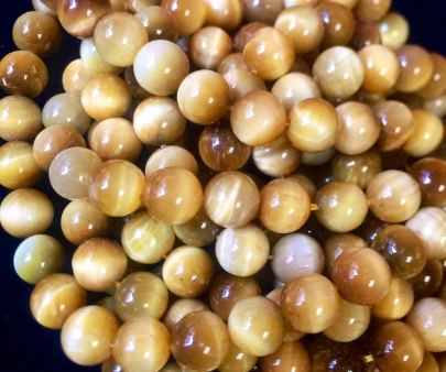 AAA Natural Golden Tiger Eye Gemstone Beads 4mm 6mm 8mm 10mm 12mm Round Beads Online now