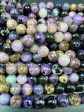 Natural Charoite Gemstone Bead 6mm 8mm 10mm Round Bead, Gorgeous Natural Purple Black Color Charoite Gemstone Beads, Full Strand 15.5  Hot on Sale