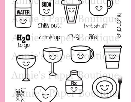 Drinks & More Planner Stamps - 4x6 Sale