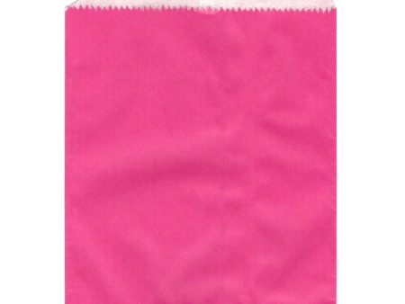 Large Hot Pink Glassine Bags - 5-3 4  x 7-1 2  Glassine Lined Gourmet Bags Online