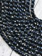 AAA Black Tourmaline Gemstone Bead Faceted 8mm Cube Shape, Gorgeous Natural Black Color Tourmaline Stone Bead Great Quality Full Strand 15.5 For Cheap