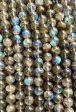 AAA Blue Flash Labradorite Gemstone Bead 4mm 6mm 8mm 10mm 12mm Round Beads, Beautiful Natural Gray Color with Blue Flash Labradorite Gemstone Bead Online Sale