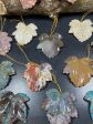 BULK! Hand Carved Natural Gemstone Pendants, Natural Fossil Coral Ocean Jasper Tiger Eye Flower Blossom Agate and More! 6 Pendants BULK Online Sale