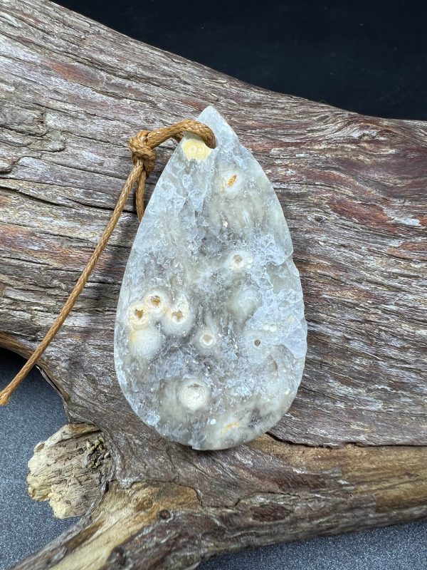 Natural Gemstone Ocean Jasper 36x59mm Teardrop Shape Pendant Beautiful Earthy Colors Loose Bead Loose Pendant Great Quality Jasper!!! Fashion