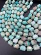 AA Natural Amazonite Gemstone Bead 9x12mm Faceted Nugget Shape, Beautiful Natural Blue Color Amazonite Gemstone Bead Online