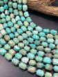 AA Natural Amazonite Gemstone Bead 9x12mm Faceted Nugget Shape, Beautiful Natural Blue Color Amazonite Gemstone Bead Online