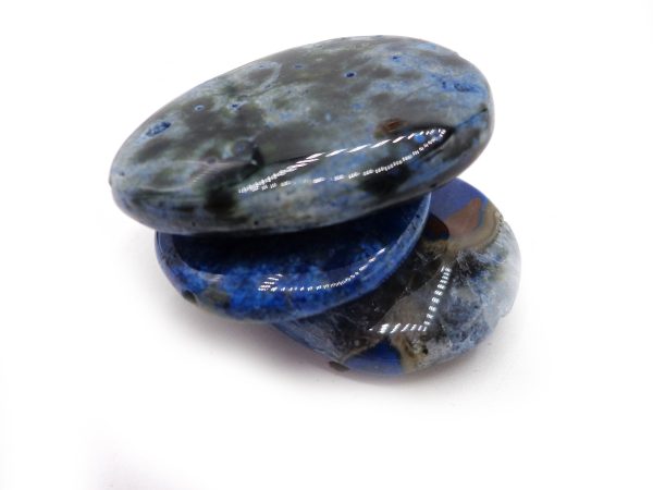 NATURAL Gemstone Ocean Jasper 43x31mm Deep Blue Color Oval Shape, Great Quality Ocean Jasper Pendant Online