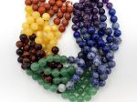 Natural Chakra Gemstone Bead 4mm 6mm 8mm 10mm 12mm Round Beads, Natural Lapis Sodalite Tiger Eye Yellow Jade Red Jasper Multicolor Gemstone Fashion