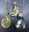 Natural Gemstone Ocean Jasper 36x59mm Teardrop Shape Pendant Beautiful Earthy Colors Loose Bead Loose Pendant Great Quality Jasper!!! Fashion