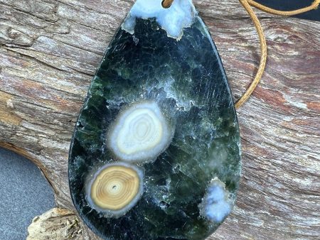 Natural Gemstone Ocean Jasper 36x59mm Teardrop Shape Pendant Beautiful Earthy Colors Loose Bead Loose Pendant Great Quality Jasper!!! Fashion