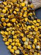 Natural Tiger Eye Gemstone Bead 10mm 14mm Heart Shape Bead, Beautiful Natural Golden Brown Color Tiger Eye, Great Quality Full Strand 15.5  Supply