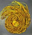 Natural Amber Baltic Gold Gemstone Bead 6mm Round Beads, Gorgeous Natural Amber Golden Orange-Yellow Color Beads, Excellent Quality Full Strand 15.5  For Discount