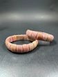 Natural Rhodonite Bangle 15x11 Rectangle Shape Gemstone Bracelet. Beautiful Pink Dusty Rose Color Bead. Excellent Quality Unique Bangle! Sale