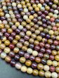 AA Mystic Natural Mookaite Jasper Gemstone Bead Faceted 8mm 10mm 12mm Round Beads, Beautiful Natural Multicolor Red Orange Yellow Mookaite Gemstone Beads Online Hot Sale