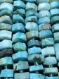 100% Natural Raw Larimar Gemstone Bead Faceted 12mm Pinwheel Shape, Beautiful Blue Natural Color Larimar Gemstone Bead Fashion