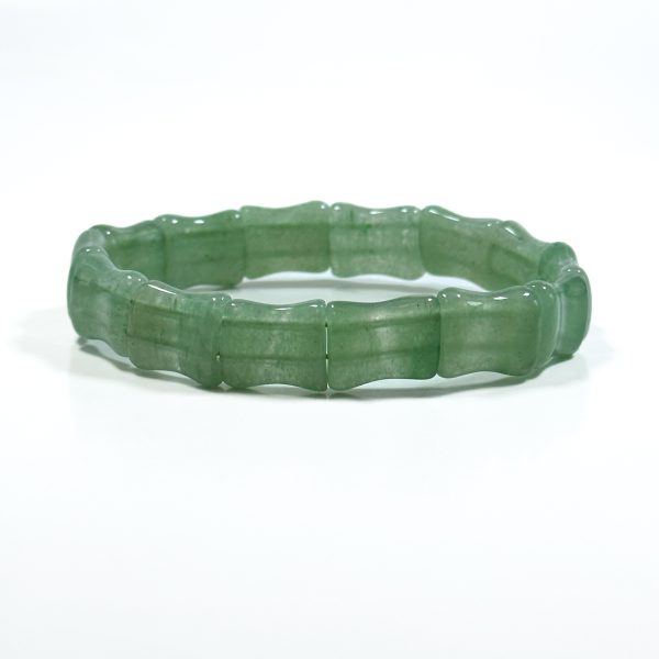 Natural Aventurine Jade Bangle 15x10 Rectangle Shape Gemstone Bracelet. Gorgeous Jade Green Color Bead. High Quality Unique Bangle! For Cheap