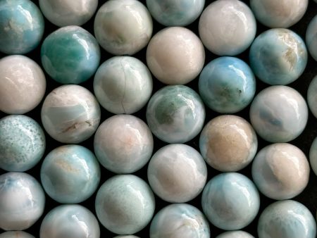 AA+ Natural Larimar Gemstone Round Bead 5mm 6mm 8mm 10mm 12mm Round Bead Beautiful 100% Natural Blue Larimar Bead Larimar Beads Online Sale