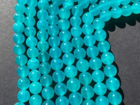 AAA Natural Amazonite - 4mm 6mm 8mm 10mm 12mm Round Bead - Gorgeous Blue Color Amazonite - Great Quality Gemstone Bead 15.5” Strand Discount