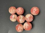 AAA Natural Rhodochrosite Gemstone Bead 12mm Round Bead, Gorgeous Natural Pink Color LOOSE Rhodochrosite Gemstone Beads, LOOSE Beads Online Hot Sale