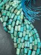 Natural Amazonite Gemstone Bead Faceted 12x8mm Tube Shape Bead, Beautiful Natural Green Blue Color Amazonite Stone Beads, Full Strand 15.5  Discount