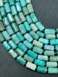 Natural Amazonite Gemstone Bead Faceted 12x8mm Tube Shape Bead, Beautiful Natural Green Blue Color Amazonite Stone Beads, Full Strand 15.5  Discount