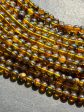 Natural Amber Baltic Gold Gemstone Bead 6-7mm Round Beads, Beautiful Natural Dark Yellow Brown Color Baltic Gold Gemstone Beads Full Strand 15.5  Discount