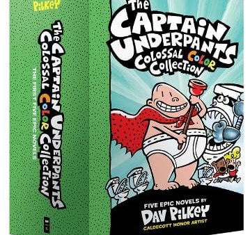 Dav Pilkey: The Captain Underpants Colossal Color Collection (captain Underpants #1-5 Boxed Set) [2019] Online now